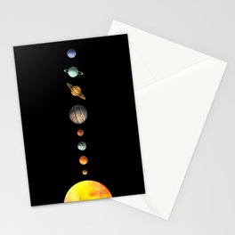 The Solar System  Stationery Card