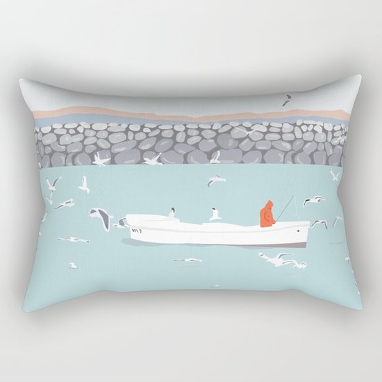 fisherman Rectangular Pillow