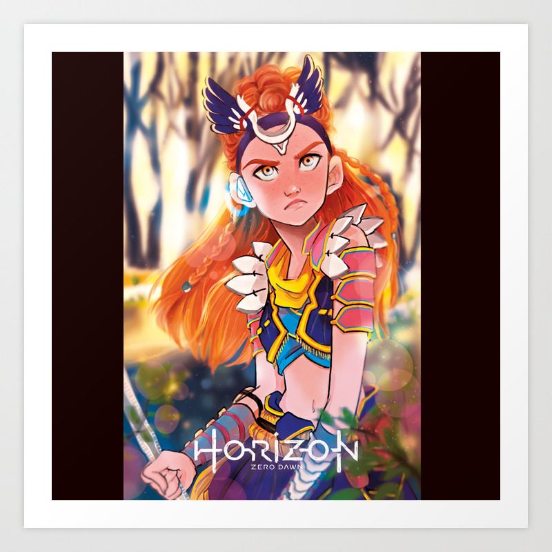 Aloy Horizon Zero Dawn Art Print By Rsha Society6 Aloy Horizon Zero Dawn Art Print By Rsha Society6