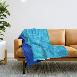 Blue Serenity Throw Blanket
