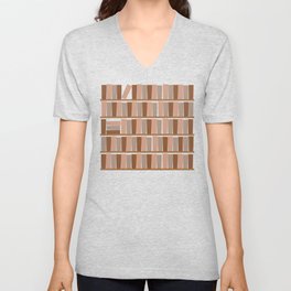 bookshelf (brown tone family) V Neck T Shirt