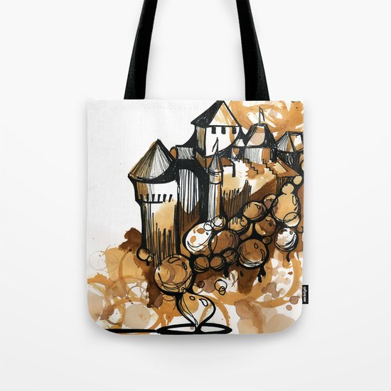 Castle float Tote Bag