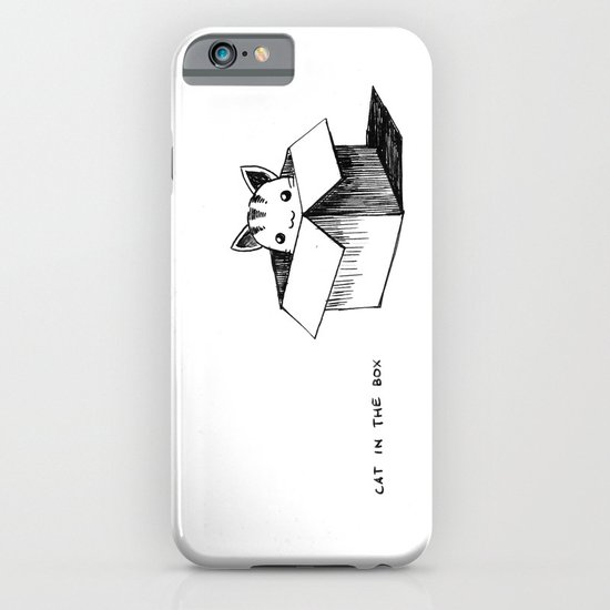 Cat in the box iPhone & iPod Case