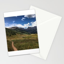 Mountain Trail Meditation  Stationery Card