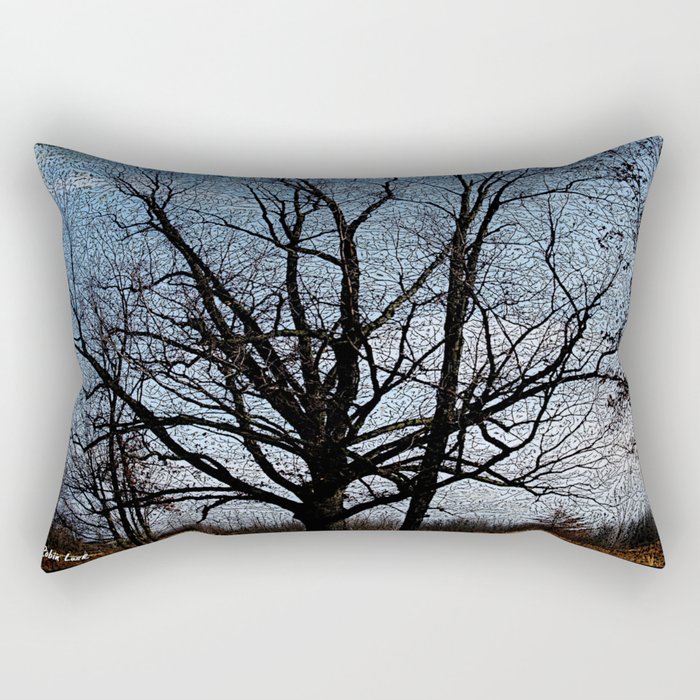 Nature Engraved  Rectangular Pillow