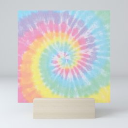 Pastel Tie Dye Mini Art Print