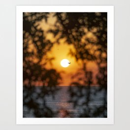 Yes! It's A Perfect Sunset! Art Print