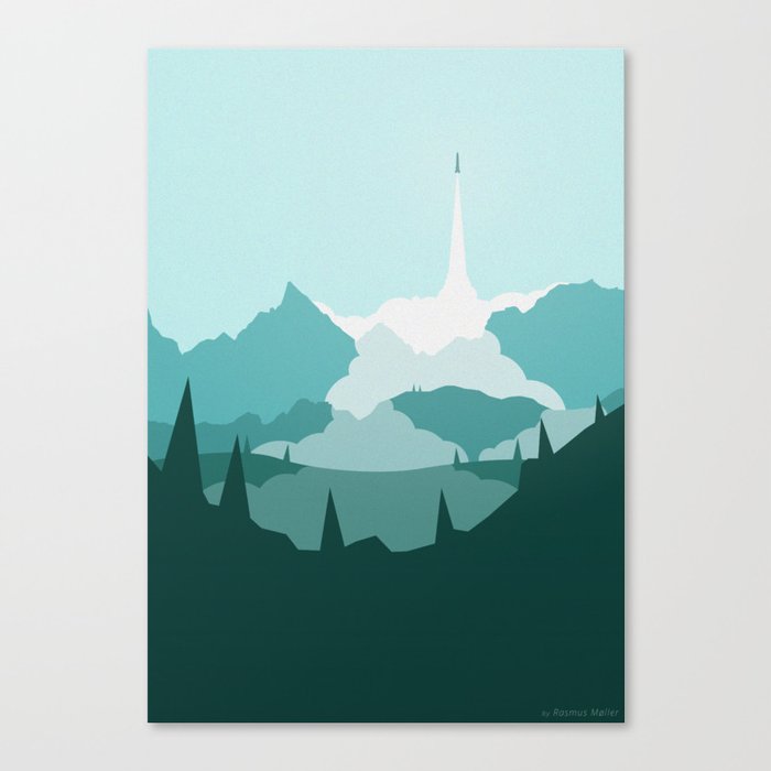 Rocketscape Canvas Print