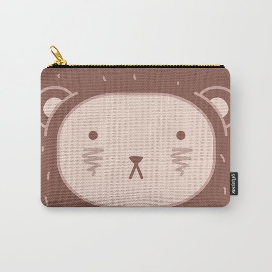 WILD + BEAR print Carry-All Pouch