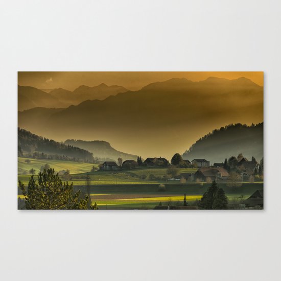 autumn landscape Canvas Print
