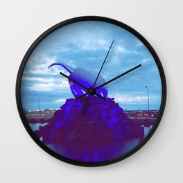 2 a.m. Iceland Wall Clock