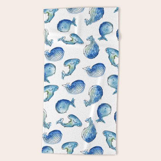 Whales Beach Towel
