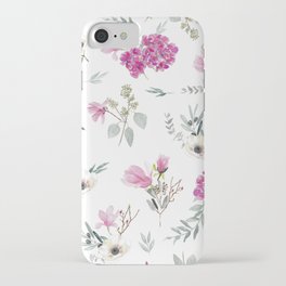 Pink pattern iPhone Case