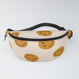 70s Retro Smiley Face Pattern Fanny Pack | Happyface, Retropattern, Yellow, Pattern, Cute, 60S, Hippie, Smileyface, Graphicdesign, 1970S 