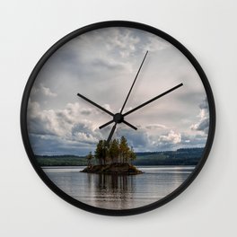 Storuman Lake Wall Clock