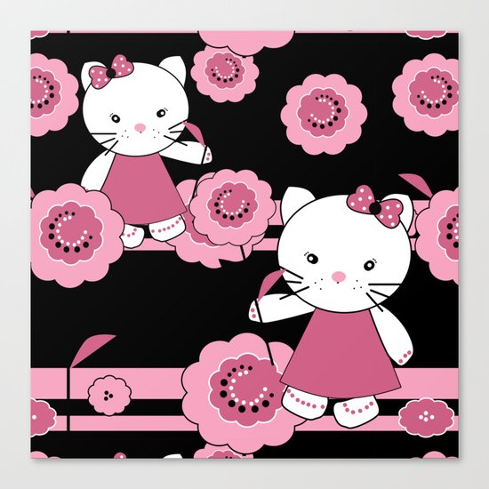 The small kitty . Canvas Print