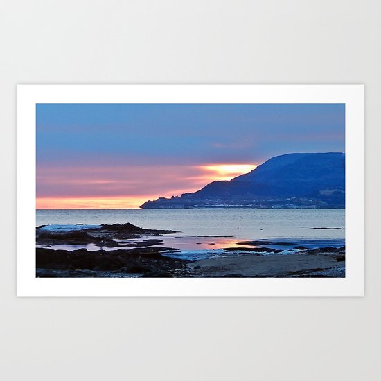Sunrise in Tourelle Art Print