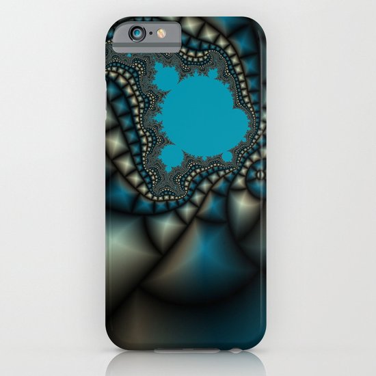 Blue shale fractal iPhone & iPod Case