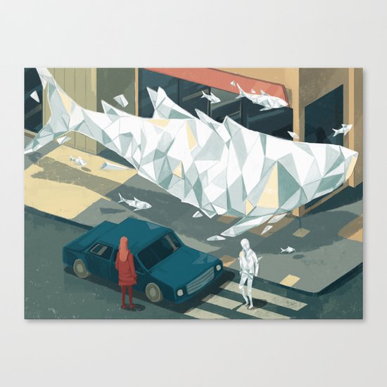 Glitch 02 Canvas Print