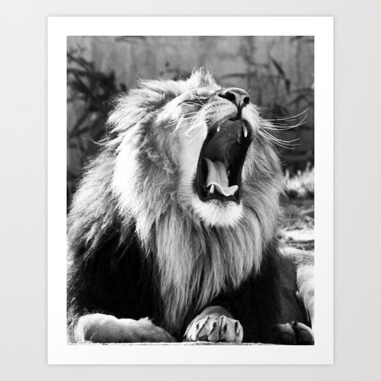 Tired King Art Print