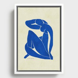 Nu Bleu II Henri Matisse Framed Canvas