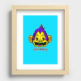 Crack Monkey Recessed Framed Print