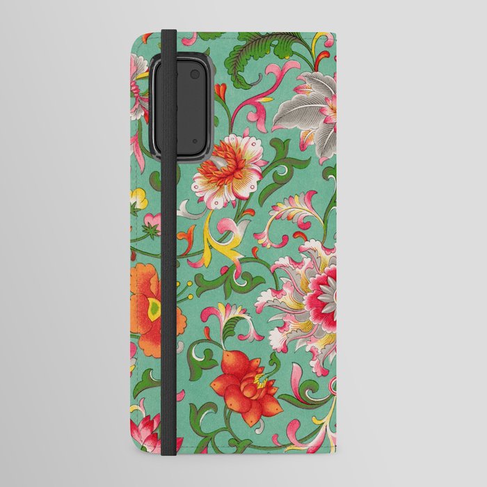 Colorful floral pattern Android Wallet Case