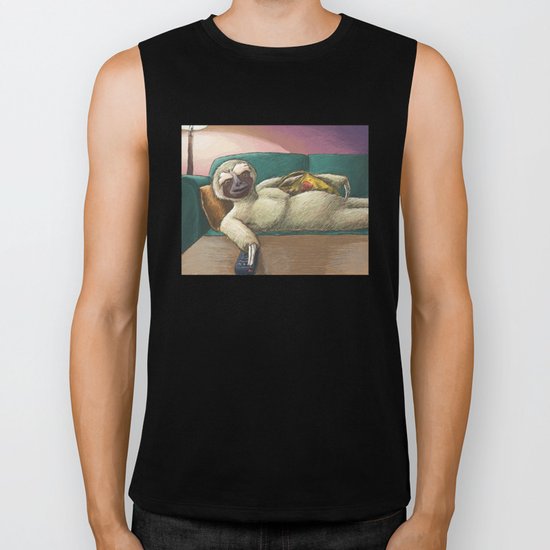 Sloth Biker Tank