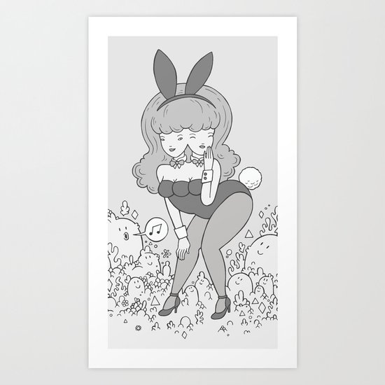 bunny Art Print