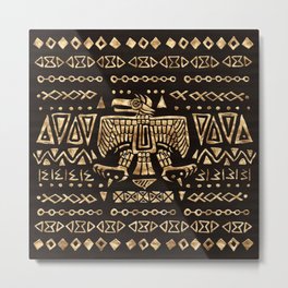 Aztec Golden Eagle Deity  Metal Print