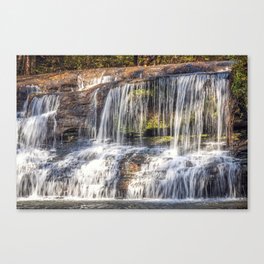 Mardis Mill Falls and Moss Canvas Print