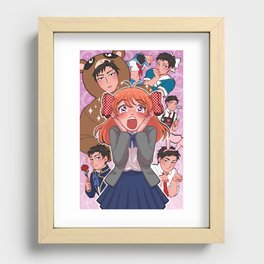 Gekkan Shoujo Nozaki-kun Recessed Framed Print