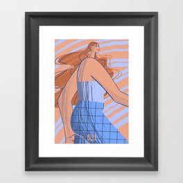 Walking  Framed Art Print