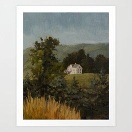 Maryland Farm House Art Print