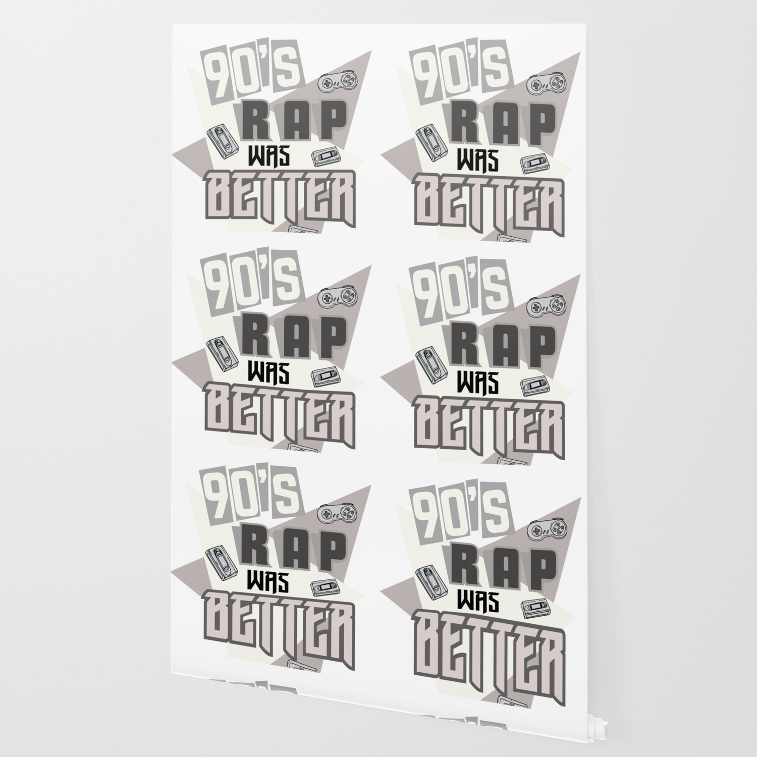90s Rap Music Graphic Retro Hip Hop Rapper Design Wallpaper By
