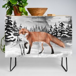 Woodland Forest 12 Fox Credenza