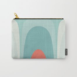Pastell Colors Retro Abstract Graphic Carry-All Pouch | Pattern, Retro Abstract, Graphic Deisgn, Retro, Orange, Trendy, Minimal, Blue, Unique, Graphicdesign 