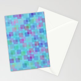 Pattern shape square Stationery Card