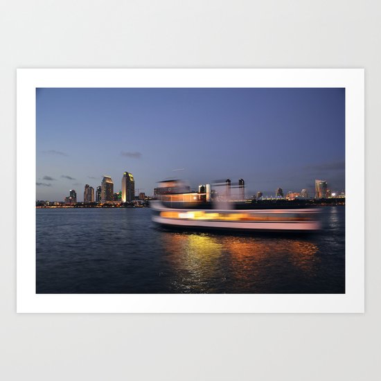 Motion Blur Art Print