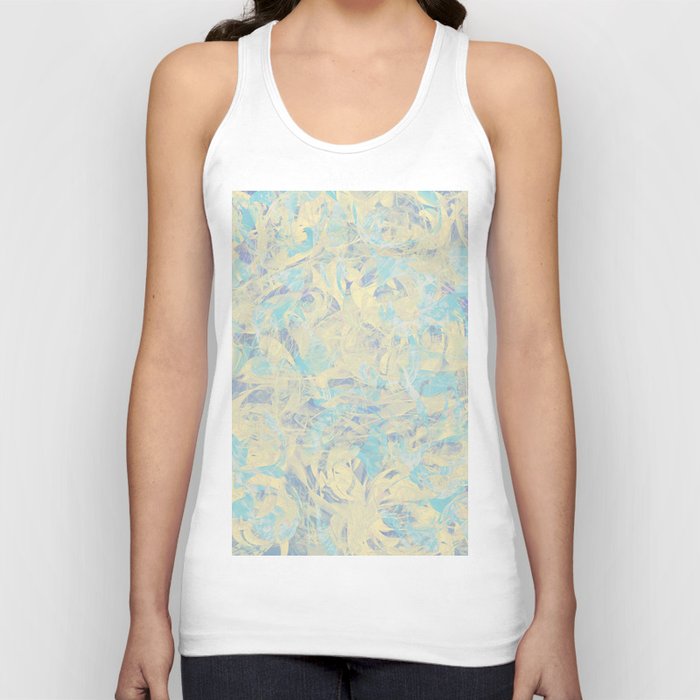 Marbled Flowers Tank Top