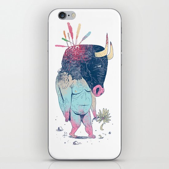 Mr.Minotaur iPhone & iPod Skin