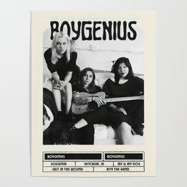 boygenius Music Inspired Album Vintage Poster Print Music Poster Wall Decor Home Decor 18x24in Poster