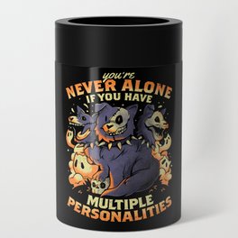 Multiple Personalities - Funny Evil Hell Dog Gift Can Cooler