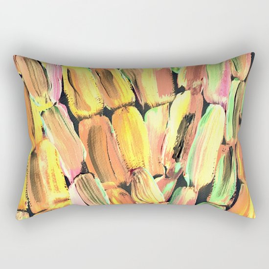 Golden Sweet Yellow Sugarcane Rectangular Pillow