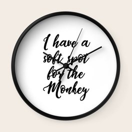 Soft spot for the Monkey Wall Clock