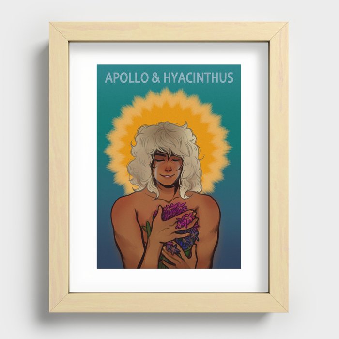 Apollo & Hyacinthus Recessed Framed Print