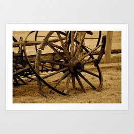 Wagon Wheel Art Print