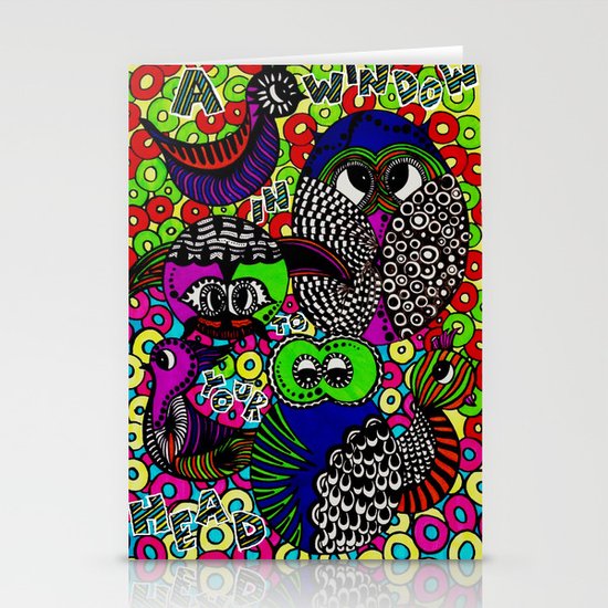 A window in to your head Stationery Cards