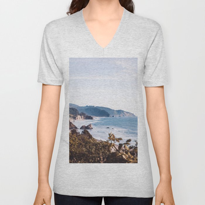 Oregon Coast V Neck T Shirt