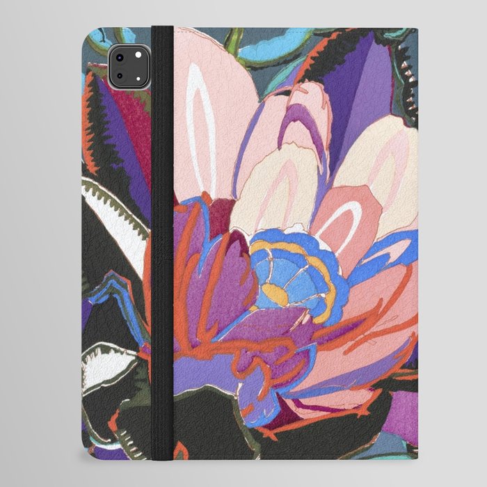 Art Deco Flower pattern 13 iPad Folio Case